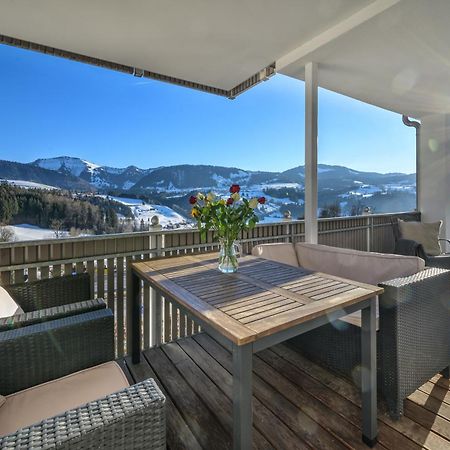 Haus "Bergblick" Ferienwohnung Hochgrat Oberstaufen Mit 2 Schlafzimmer Eksteriør billede