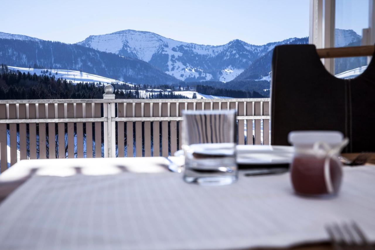 Haus "Bergblick" Ferienwohnung Hochgrat Oberstaufen Mit 2 Schlafzimmer Eksteriør billede