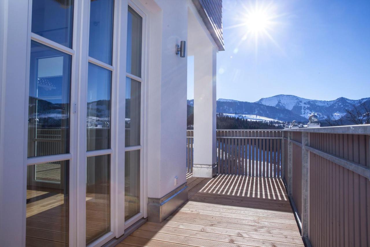 Haus "Bergblick" Ferienwohnung Hochgrat Oberstaufen Mit 2 Schlafzimmer Eksteriør billede