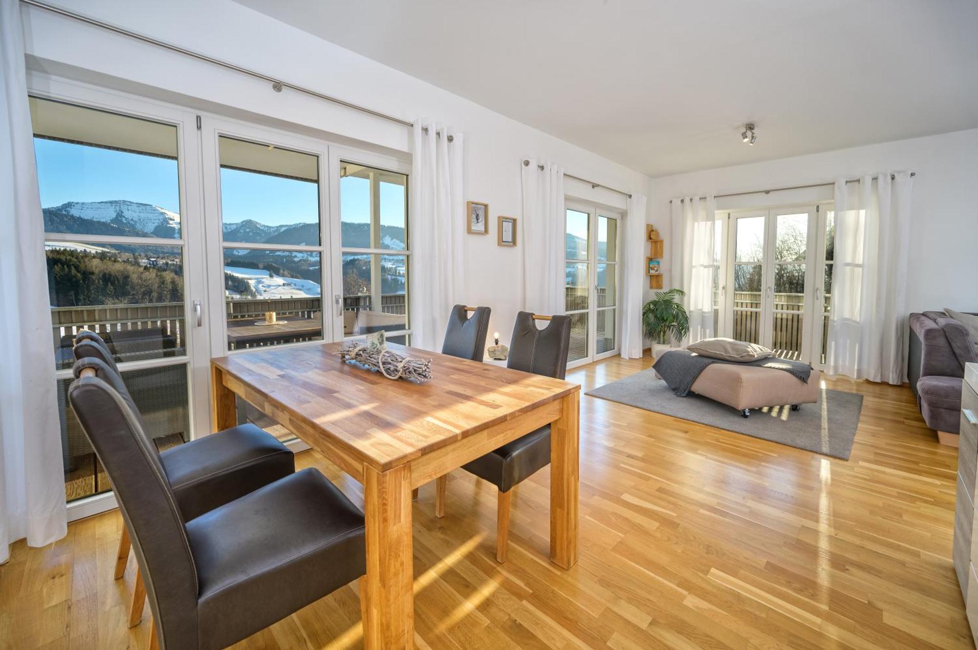 Haus "Bergblick" Ferienwohnung Hochgrat Oberstaufen Mit 2 Schlafzimmer Eksteriør billede